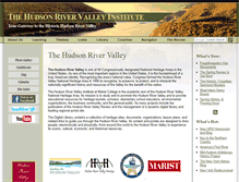 Tablet Screenshot of hudsonrivervalley.org